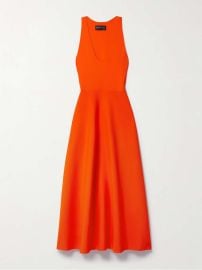 BRANDON MAXWELL Stretch-knit midi dress NET-A-PORTER at Net a Porter