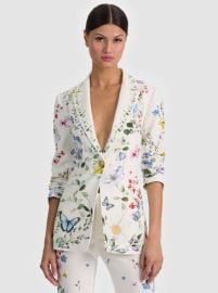 BREANN PRINTED BLAZER at Alice + Olivia