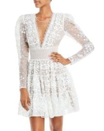 BRONX AND BANCO Megan Embroidered Mini Dress Bloomingdales at Bloomingdales