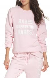 BRUNETTE the Label Babes Supporting Babes Sweatshirt at Nordstrom