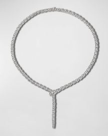 BVLGARI Serpenti White Gold Diamond Necklace at Neiman Marcus