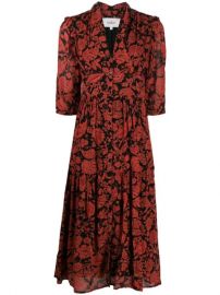 Ba Sh Aline floral-print Dress - Farfetch at Farfetch