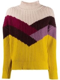 Ba Sh Orlando Colour Block Jumper - Farfetch at Farfetch