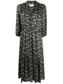 Ba Sh Paisley Print Midi Dress - Farfetch at Farfetch