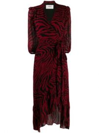 Ba Sh Zebra Print Wrap Dress - Farfetch at Farfetch