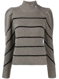 Ba Sh intarsia-knit Striped Jumper - Farfetch at Farfetch