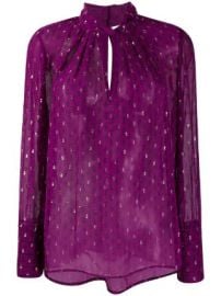 Ba amp Sh paisley print long-sleeve blouse at Farfetch