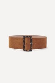 Ba sh Suede Wide Tortoise Belt at ba&sh