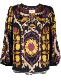 BaampSh Fida geometric-print Blouse - at Farfetch