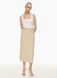 Babaton CHISEL MAXI SKIRT Aritzia US at Aritzia