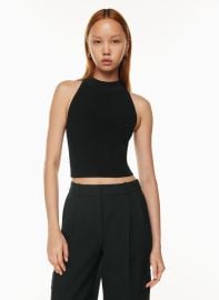 Babaton SCULPT KNIT MOCKNECK HALTER TOP US at Aritzia