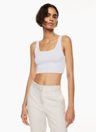 Babaton SCULPT KNIT SQUARENECK CROPPED TANK US at Aritzia