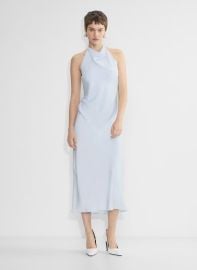 Babaton at Aritzia Audience Satin Dress in Glimmer at Aritzia