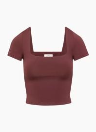 Babaton at Aritzia Contour Squareneck Shortsleeve T Shirt at Aritzia