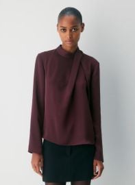 Babaton at Aritzia Nolita Satin Blouse at Aritzia