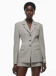 Babaton at Aritzia Standout Blazer in Heather Light Grey at Aritzia