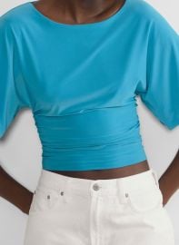 Babaton at Aritzia Wavelength T shirt in Splash Blue at Aritzia