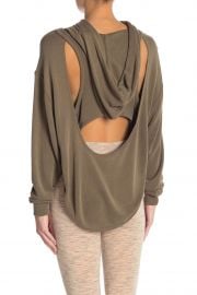 Back Into It Cutout Hoodie at Nordstrom Rack