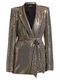 Badgley Mischka - Slim Line Sequin Jacket at Saks Fifth Avenue