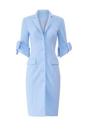 Badgley Mischka Sky Blue Suit Dress at Rent the Runway