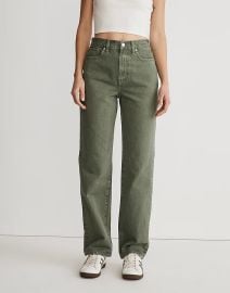 Baggy Straight Jeans Garment-Dyed Edition at Madewell