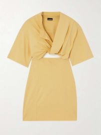 Bahia twisted cotton mini dress at Net a Porter