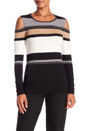 Bailey 44   Celeste Cold Shoulder Long Sleeve Top   Nordstrom Rack at Nordstrom Rack