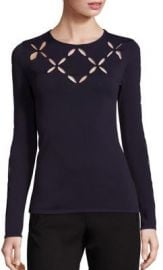 Bailey 44 - Mergers Cross Cut Top in Navy at Saks Fifth Avenue