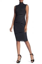 Bailey 44   Stripe Midi Turtleneck Dress    Nordstrom Rack at Nordstrom Rack