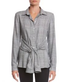 Bailey 44 Hold Me Tight Plaid Tie-Front Shirt Women - Bloomingdale s at Bloomingdales