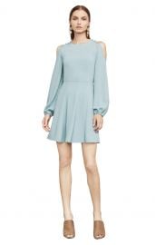 Bailey Cold-Shoulder Button-Detail Dress  at Bcbg