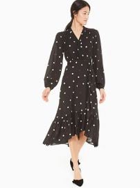 Bakery Dot Wrap Dress by Kate Spade at Kate Spade