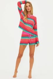 Balboa Short Strawberry Ice Chevron Colorful Chevron Cover Up Short Beach Riot at Beach Riot