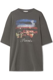 Balenciaga - Oversized printed cotton-jersey T-shirt at Net A Porter