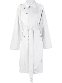 Balenciaga DIY distressed car coat at Farfetch