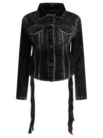 Balenciaga Denim Jacket With Laces Balardi at Balardi