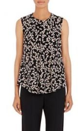 Balenciaga Drape-Front Sleeveless Top at Barneys