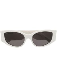 Balenciaga Eyewear logo-print tinted-lenses Sunglasses - at Farfetch