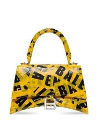 Balenciaga Hourglass Small logo-print Tote Bag - at Farfetch