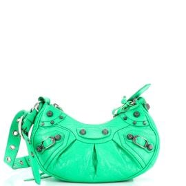 Balenciaga Le Cagole Giant Studs Shoulder Bag Leather XS at Rebag