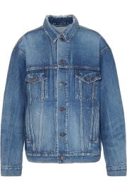 Balenciaga Like A Man Oversized Denim Jacket at Net a Porter