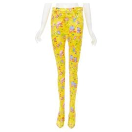 Balenciaga Pantashoes Knife yellow puppy cartoon pant boots at 1st Dibs