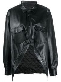 Balenciaga Swing Canadian Shirt Jacket - Farfetch at Farfetch