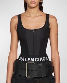 Balenciaga Tank Top Corset at Neiman Marcus