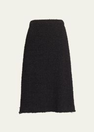 Balenciaga Tweed Midi Skirt at Bergdorf Goodman