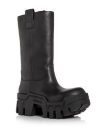 Balenciaga Womens Bulldozer Platform Mid Calf Boots   Bloomingdales at Bloomingdales