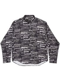 Balenciaga logo-print long-sleeves Shirt - at Farfetch