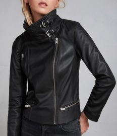 Bales Leather Biker Jacket at All Saints