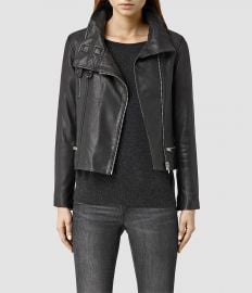 Bales Leather Biker Jacket at All Saints