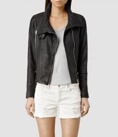 Bales leather biker jacket at All Saints